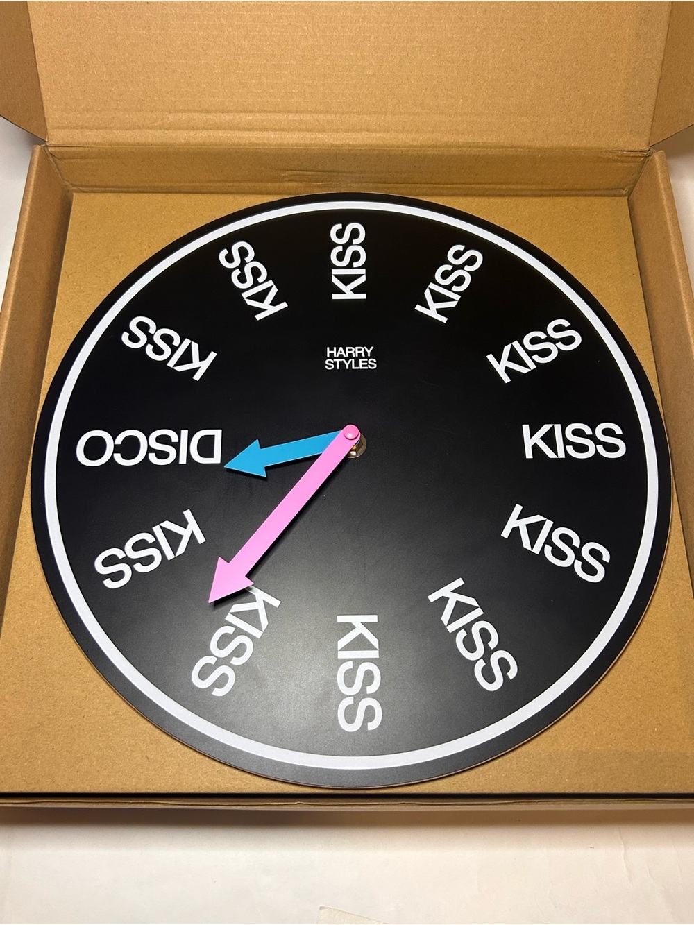 NEW Harry Styles KISS ALL THE TIME DISCO OCCASIONALLY Wall Mount Clock Music